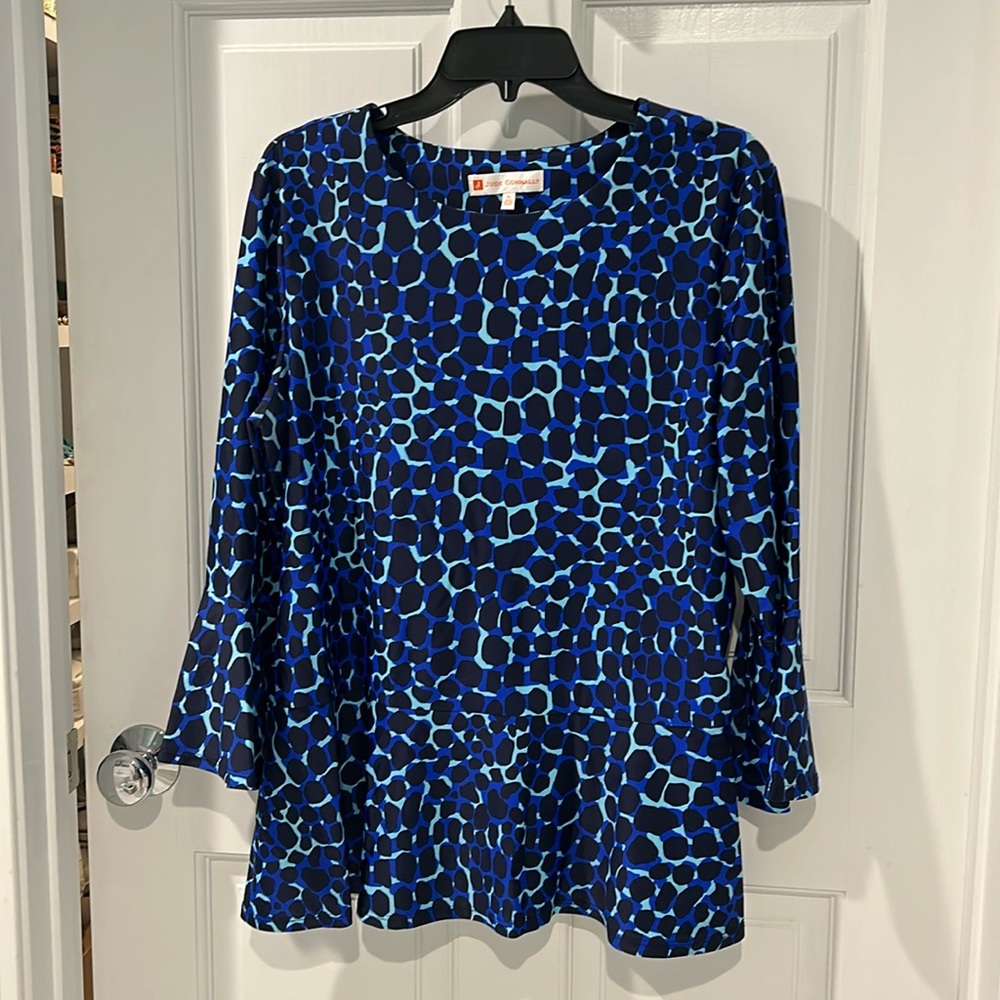 Jude Connally peplum top. XL